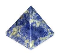 Sodalite Pyramid - YSO3 - Small by CrystalAge