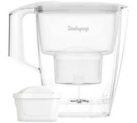 Sodapop 10029101 Caraffa filtrante 3 l Bianco, Trasparente