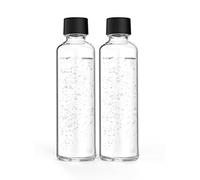 Sodapop Set di bottiglie di vetro Logan, bottiglie di ricambio adatte esclusivamente per spruzzatore d'acqua Logan, 2 X 850 ml