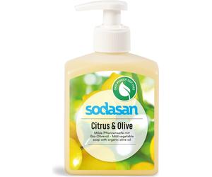 sodasan Sapone Liquido Vegetale Bio - Agrumi e Olio d'Oliva - 300 ml