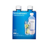 SodaStream 2 x 1 litro bianco gassato bottiglia