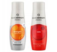 SodaStream Arancia Zero Sciroppi Senza Zucchero Arancia + Cola