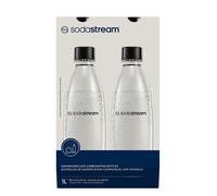 Sodastream - Bipack Bott. Fuse Lavabili Da 1 L-trasparente/nero Sodastream