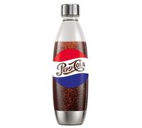 SodaStream Bottiglia 1L Fuse Pepsi Edizione Limitata per Macchina Acqua Frizzante e Soda | Tecnologia Snap & Lock a Clipser | Compatibile Lavastoviglie | Senza BPA | Dettagli Acciaio Inox