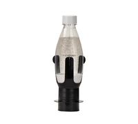 SodaStream Bottiglia di plastica da 0,5 l, Adattatore Duo, Lavabile in lavastoviglie, Nero/Bianco, 22,7 cm Hoch