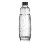 Sodastream Caraffa in vetro per produttore di acqua frizzante Duo, bottiglia di vetro trasparente, lavabile in lavastoviglie, 1 litro