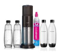 Sodastream Duo Megapack, Gasatore D'Acqua per Trasformare L' Acqua in Acqua Frizzante, colore nero