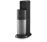 SodaStream DUO nero e acciaio inox con bottiglia in vetro 1 L