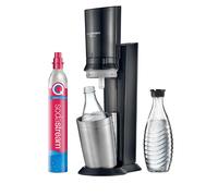SodaStream - Gasatore d’acqua Crystal, sistema CO₂ Quick Connect, include cilind