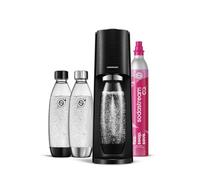 Sodastream Gasatore Terra con 2 bottiglie fuse lavabili in lavastoviglie da 1L e 1 cilindro di CO2 Quick Connect per gasare fino a 60L