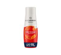 SodaStream Sciroppo di cola + arancia, 1 flacone produce 9 litri di bevanda preparata, preparato in pochi secondi e sempre fresco, 440 ml