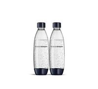 sodastream 2 Bottiglie Fuse Lavabili In Lavastoviglie per Gasatore ENSO,DUO, TERRA, E-TERRA, ART, GAIA, colore blu scuro