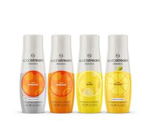 Sodastream Set 4 concentrati include Arancia, Arancia zero, Tonica, Limone zero