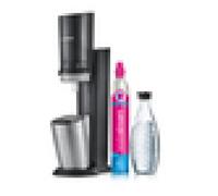 Gasatore Sodastream Crystal black con bottiglia in vetro