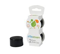 SodaStream Tappi per bottiglia, nero, confezione da 2