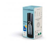 Sodastream Terra Nero Gasatore con Bottiglia 1 LT Cilindro Gas e Sciroppo Pepsi