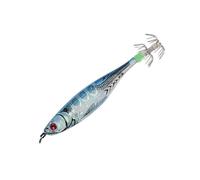 sodeber 2 1pc / 5pcs gamberetti Artificiali Esche Artificiali Attrezzatura da Pesca in Acqua salata Maschere Calamari Ganci Luminosi Esche dure Pesca per Calamari richiamo rapido lavello