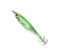 sodeber 2 1pc / 5pcs gamberetti Artificiali Esche Artificiali Attrezzatura da Pesca in Acqua salata Maschere Calamari Ganci Luminosi Esche dure Pesca per Calamari richiamo rapido lavello