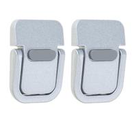 sodeber 2pcs Laptops Stand Portable Computer Keyboards for Desk Self-adhesive Invisible Feet Foldable Easy to Carry