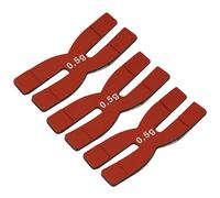 sodeber 3pcs 0.5g Silicone Tennis Racquet Tapes Badminton Racket Weight Head Balance Strips Easy Installation And