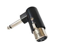 sodeber 6.35mm Male to Xlr Converter Right Angles for Musicians Studio Live Sound Female Adapter Professional Gear
