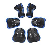 sodeber 6 equipaggiamento protettivo per bambini, attrezzature sportive con ginocchiere per pattinaggio a rotelle, gomitiere, protezioni per le mani, per scooter, imbottitura in poliestere