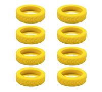 sodeber 8 Proteggi le ruote del bagaglio con coperture in silicone resistenti Riduci rumore del rotolamento Protezione della ruota della valigia