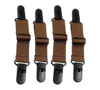 sodeber Antislip Shoe Clip Elastic Band Fasteners Tie for Slippers From Falling Off Casual Footwear 4 Pack