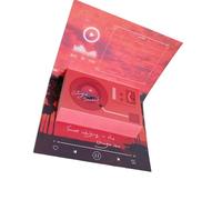 sodeber Biglietto D'auguri Con Invito Alla Festa a Forma Chip Sonoro Fonografico, Benedizione Per La Voce