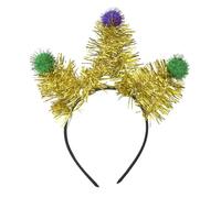 sodeber Blingbling - Fascia per capelli con pompon, per feste di martedì grasso, accessori per costumi, festival, celebrazioni