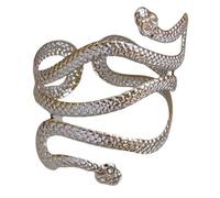 sodeber Blingbling Serpente Superiore Del Braccio Polsini Bracciali Moderna Bracciale Braccialetto Delle Donne Gioielli Braccio Braccio Bracciale Aperto, Medio, Metallo, Nessuna pietra preziosa