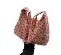 sodeber Borsa a tracolla con stampa floreale per donne Messaggeri casuali ascellari della spalla di grande capacità, Confezione rosa, Medium