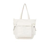 sodeber Borsa a tracolla da donna, alla moda, stile cartone animato, borsa a tracolla giapponese, semplice, Bianco Senza Sospensione W-1, Medium