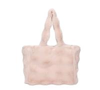 sodeber Borsa a tracolla in peluche di grande capacità sotto le ascelle borsa da donna per lo shopping autunnale invernale, Confezione rosa, Medium