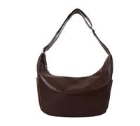 sodeber Borsa a tracolla in PU con cinturino regolabile grande per appuntamenti di viaggio, Marrone Scuro Db, Medium