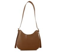 sodeber Borsa a tracolla retrò con chiusura a cerniera per lo shopping delle donne borse sotto le ascelle, Marrone Bn, Medium