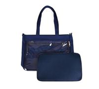 sodeber Borsa a tracolla trasparente da donna, borsa a tracolla, adatta a tutte le occasioni, borsa Ita Bag-JK Handbag Lovely Satchels, Blu scuro Mesh Binding Board Db-2, Medium