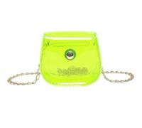 sodeber Borsa a tracolla trasparente per le donne piccola borsa messaggeri catene borsa a tracolla borsa moda portamonete borse selle, Verde Gn, Medium