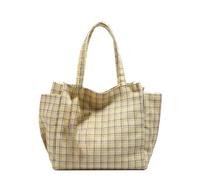 sodeber Borsa casual versatile in tela borsa a tracolla per le donne con grande capacità spiaggia e uso quotidiano, Giallo No Ciondolo Y-2, Medium