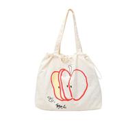 sodeber Borsa dell'ascella di grande capacità per la borsa elegante del cordone della maniglia superiore semplice ascellare della donna, Bianco W, Medium