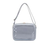 sodeber Borsa giapponese per le donne borsa piccola spalla studente cartelle trasparente Crossbody, Azzurro Large Lb-l, Medium