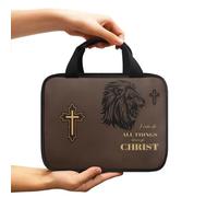 sodeber Borsa Per Le Scritture I Servizi Culto Costruzione in Poliestere Tasche Multiple Croci Dettagli Uso in Chiesa