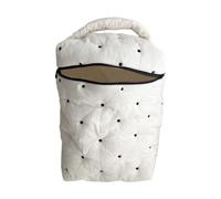 sodeber Borsa per pannolini, pratica mummia che cambia il pannolino, con cerniere leggere, Bianco W, Medium