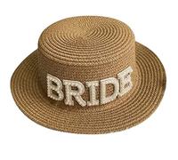 sodeber Cappello da sole alla moda, accessorio per vacanze al mare, per addio al nubilato, fidanzamento, doccia