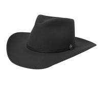 sodeber Cappello formale piatto per feste in maschera Gentleman Jazz con cintura PU Costume di carnevale per adulti