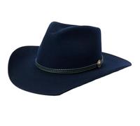 sodeber Cappello formale piatto per feste in maschera Gentleman Jazz con cintura PU Costume di carnevale per adulti