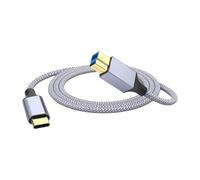 sodeber Cavo Per Stampante Intrecciato in Nylon Da Tipo C a 3,0 Usb B. Oltre 10.000 Piegatura Rapidi E Durevoli Per Stampanti E Scanner