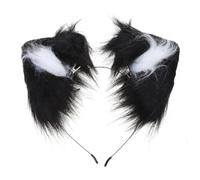 sodeber Cerchietto per capelli in finta pelliccia realistica, per cosplay, anime, convegni ed eventi di abbigliamento alla moda