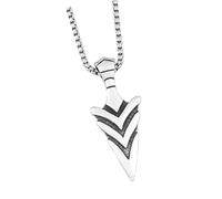 sodeber Collana con ciondolo Vikinged Ispirare dalla mitologia norvegese Odino Speared Gungnir in acciaio robusto gioielli alla moda