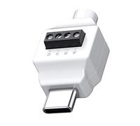 sodeber Connettori terminali a molla da USB tipo C maschio a 5 pin/4 pin per una riparazione efficiente trasmissione dati ricarica connettori USB C senza saldatura